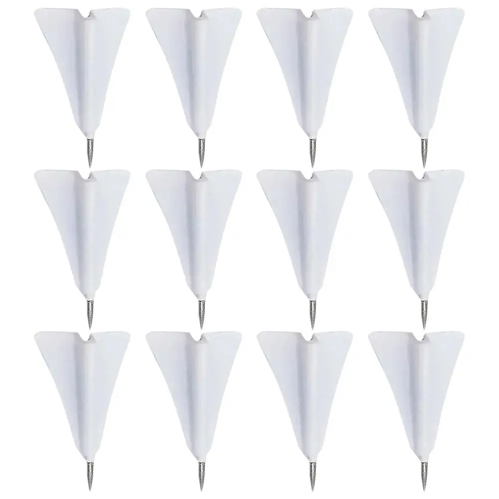 

12 Pcs Paper Airplane Thumbtacks Delicate Pins Daily Use Map Accessories Girls Bedroom Bulletin Board Cork Strips Map Markers