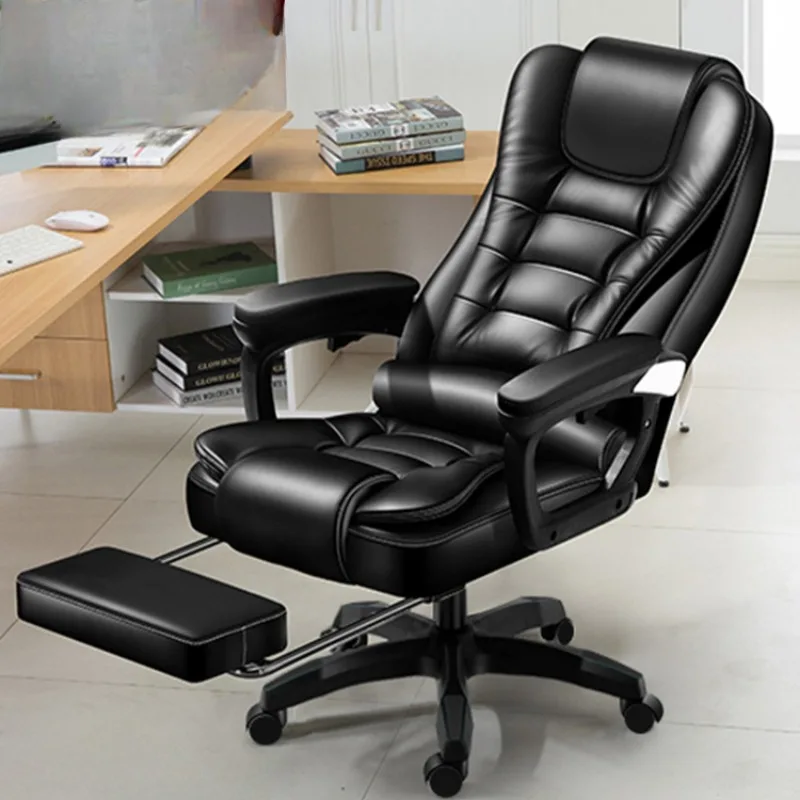 

Modern Vanity Office Chair Faux Leather Bedroom Conference Comfortable Gaming Chair Make Up Boys Cadeira Gamer Office Furniture