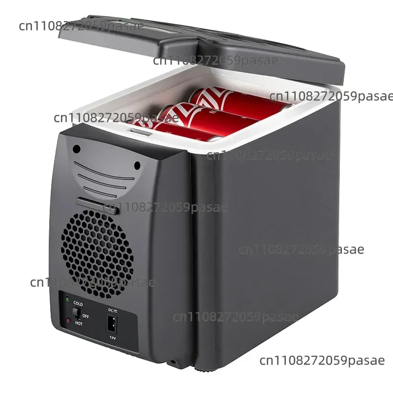 Car refrigerator 6 liters family car dual-purpose cold and hot box car refrigerator mini small refrigerator