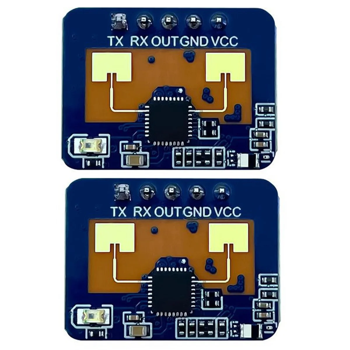 SLQZT 2Pcs HLK-LD2410C 24G Human Presence Sensor BT Function App Radar Sensing Module FMCW Millimeter Wave Motion Detection