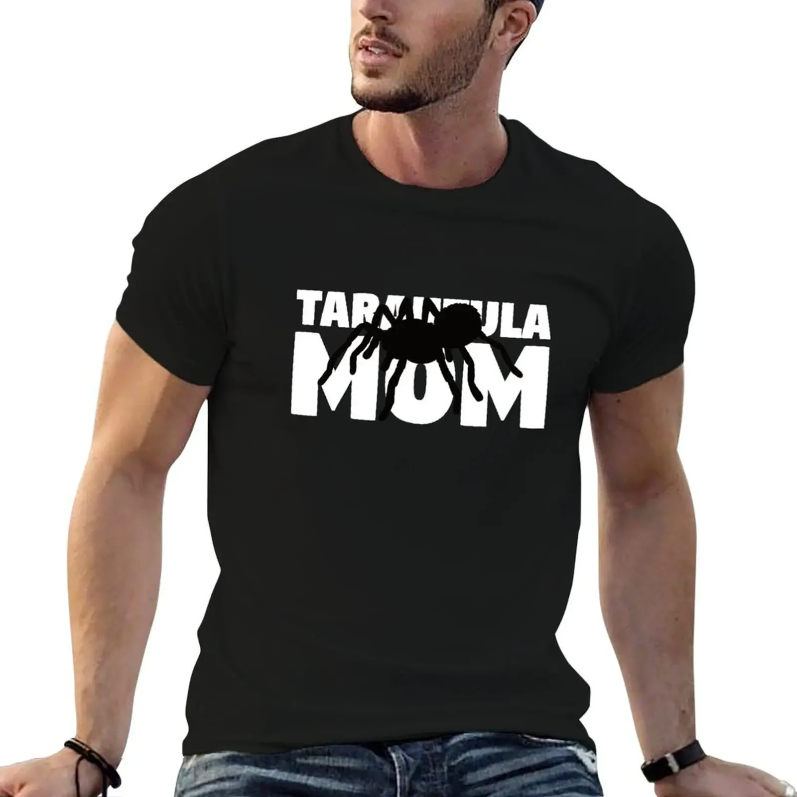 Tarantula Mom T-Shirt blacks new edition graphic tee shirt cute tops Men's cotton t-shirt