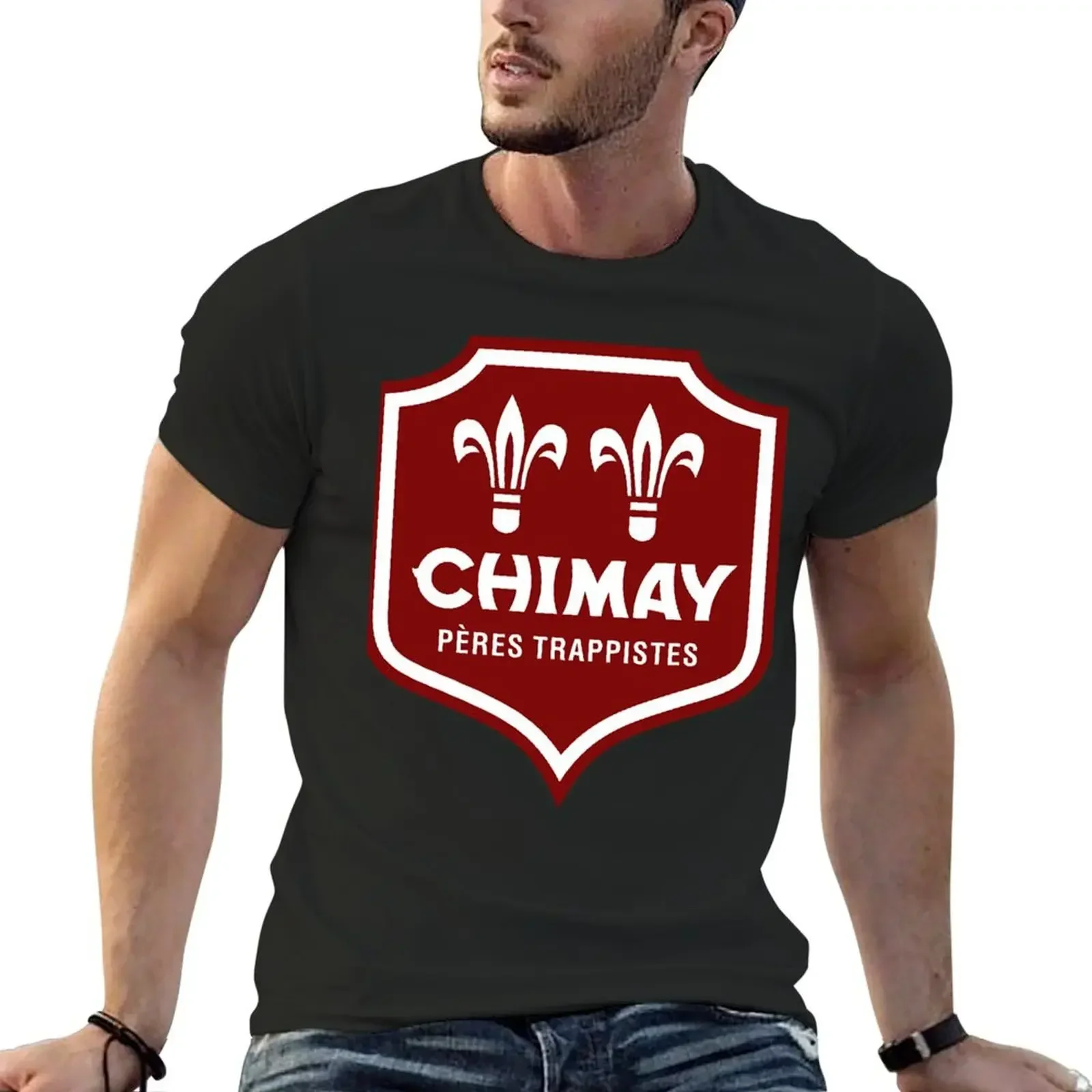 

The best of Belgium Chimay logo brand beer traditional brewery T-Shirt graphic shirts oversized graphic tee luxury clothes men