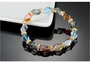 Nuevo 50pcs de 6 mm Czeco cristali cristal de diamantes de diez rhinestone cuentas espaciador sueltas para joyas que fabrican collar de bricolaje de bricolaje 8 mejores encantos de cristal de ventas para joyas - №5