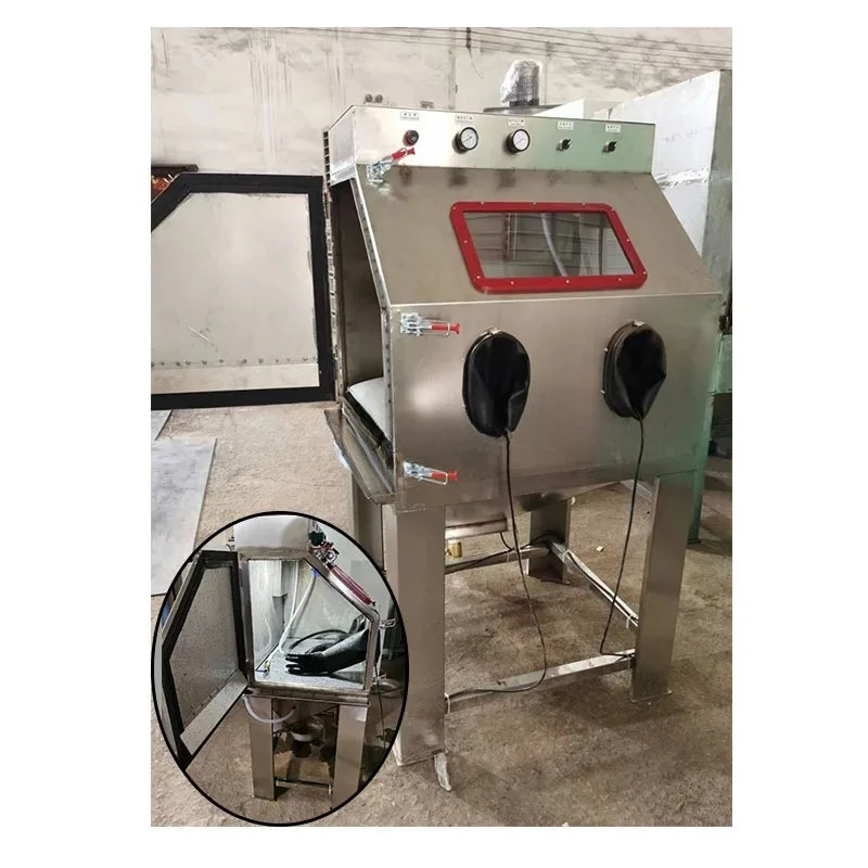 （deposit）Wet Sand Blasting Machine Wet And Dry Sand Blasting And Rust Removal Equipment Manual Box Type Sand Blasting Machine