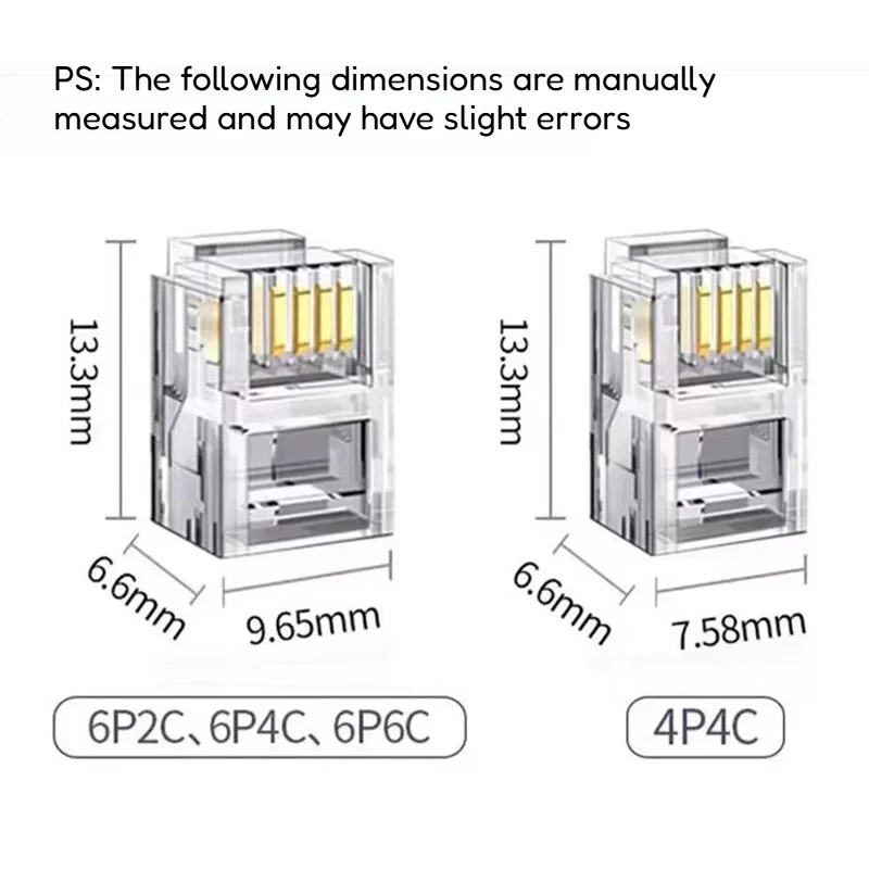 RJ9 4P4C Communication Wire Pure Copper Data Cable 4Pin Crystal Head RJ9 Industrial Control Equipment Connection Extesnion Line