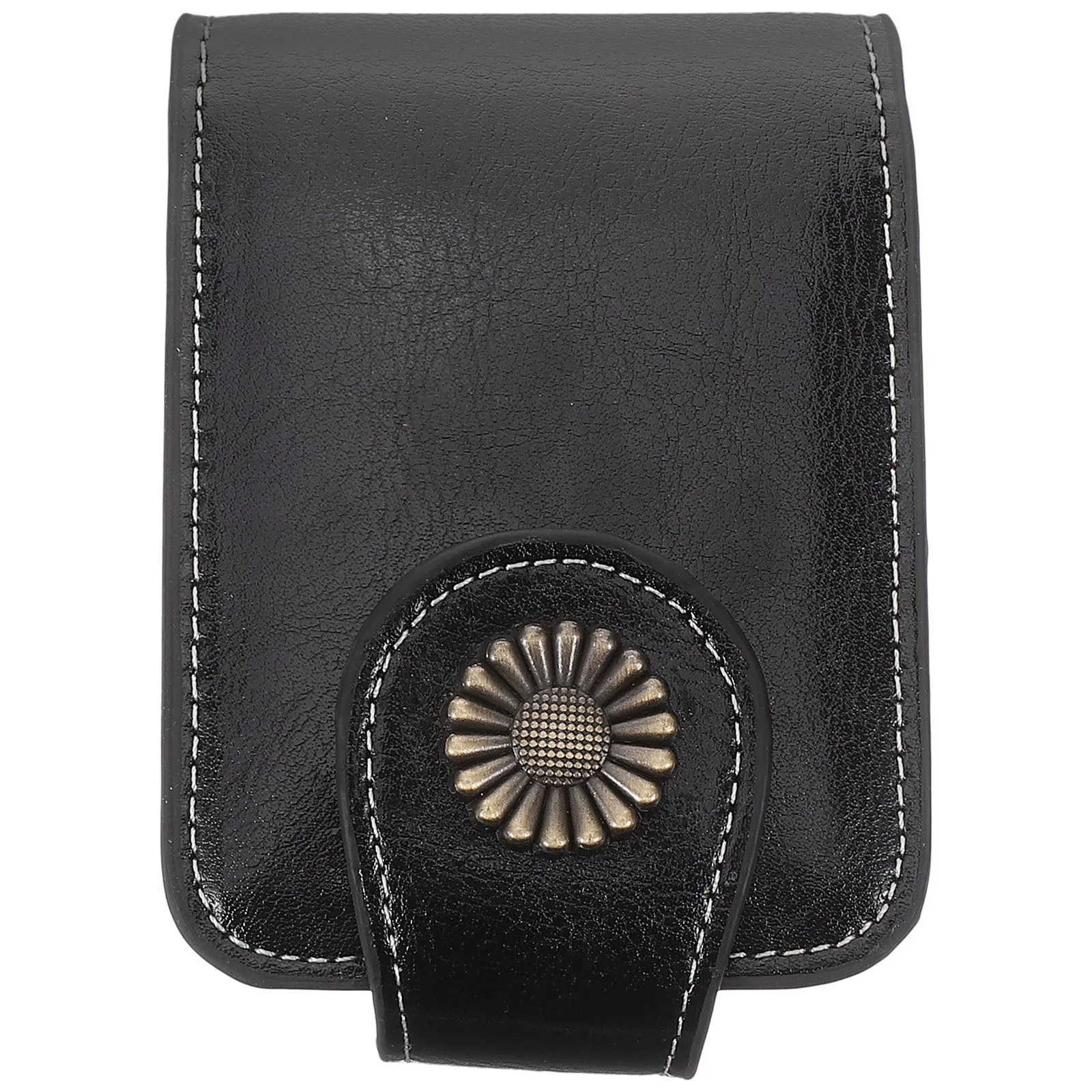 Estuche para lápiz labial con espejo, bolsa compacta portátil para lápiz labial para mujer, bolsa de maquillaje de viaje para bolso, bolsa de cosméticos de viaje esencial