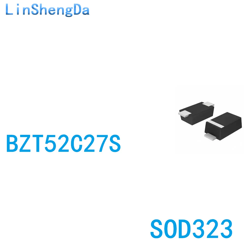 

SMD диод регулятора напряжения BZT52C27S 27 в SOD323 0805 WP 1 диск 3K = 130 юаней