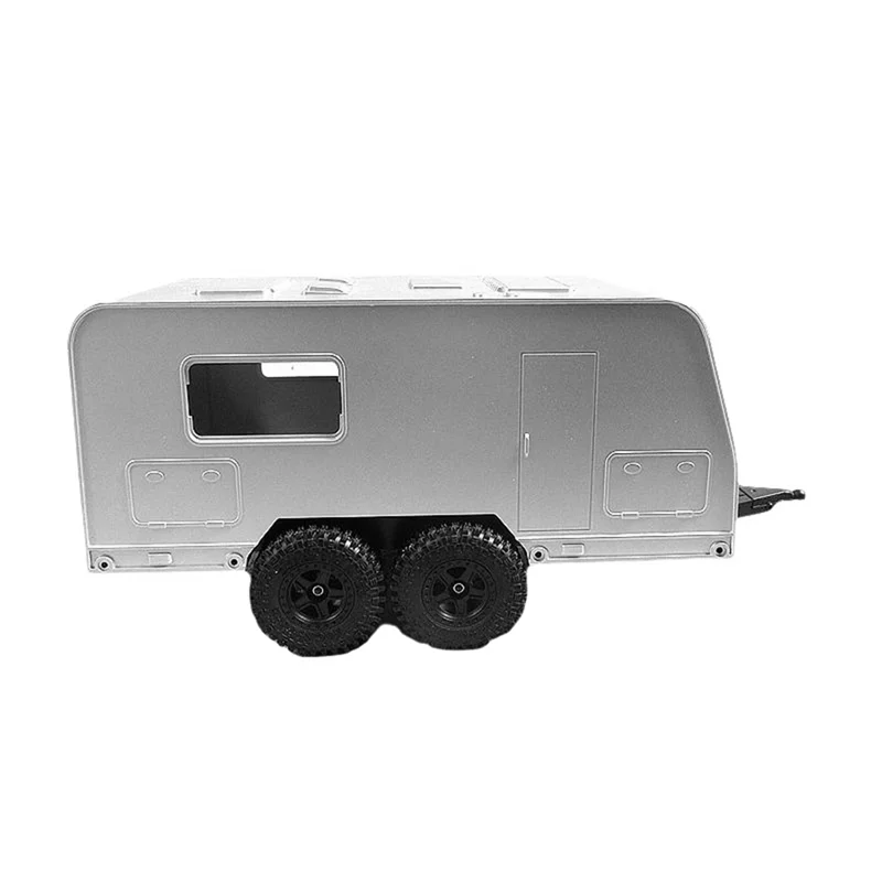 ODIES-Simulation RV Trailer Recreational Vehicle Model For 1/16 1/18  RC Crawler TRX4M Upgrade Part