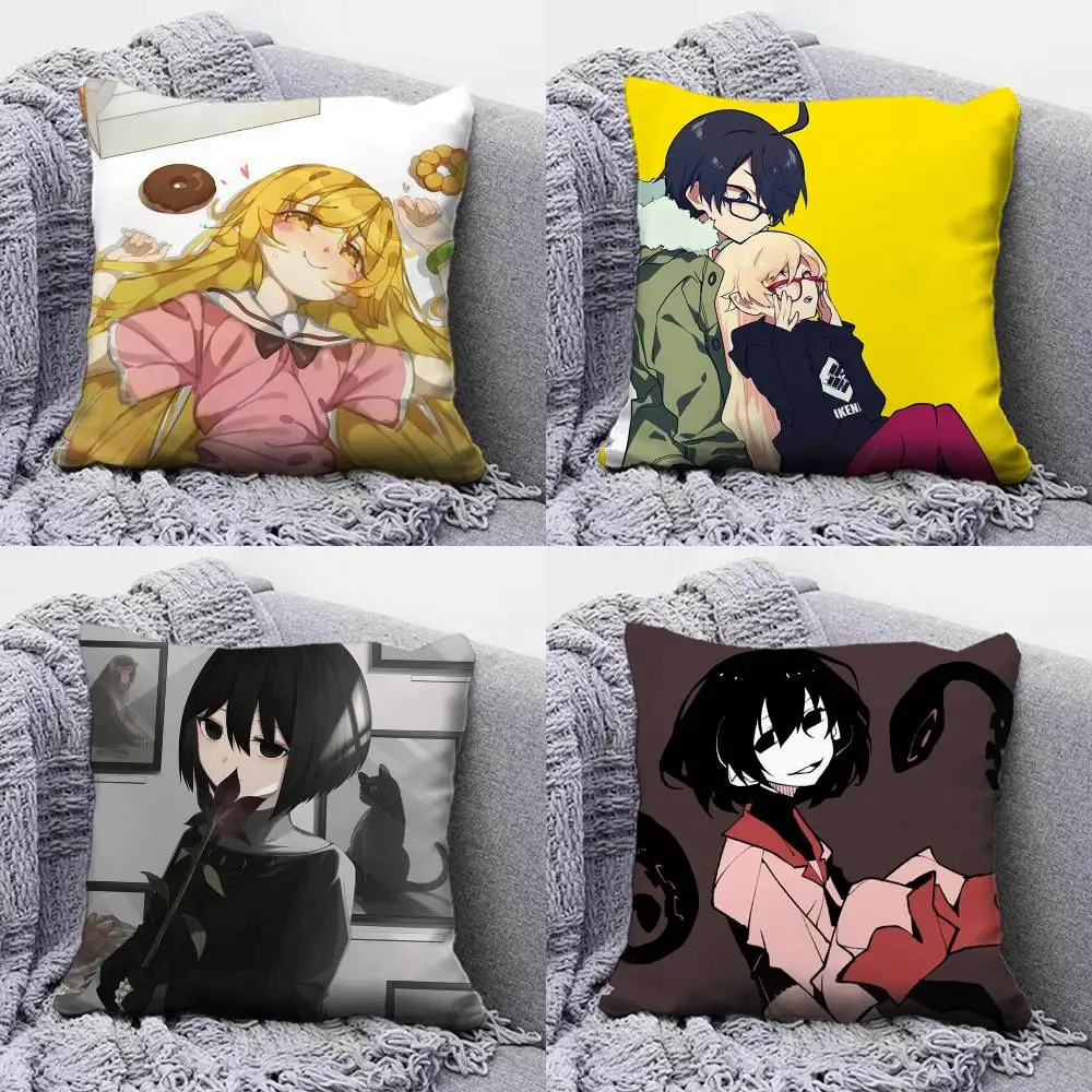 

Monogatari Series Anime Home Sofa Cushion Covers and Aecorative Custom Pillow Covers