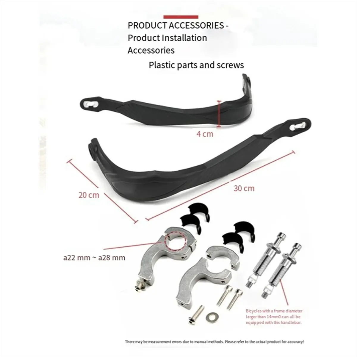 A23Z 22MM 28MM Motorcycle Handguard Accessories for Cast Pit Dirt Protector Anti Fall Handle Handlebar Protector