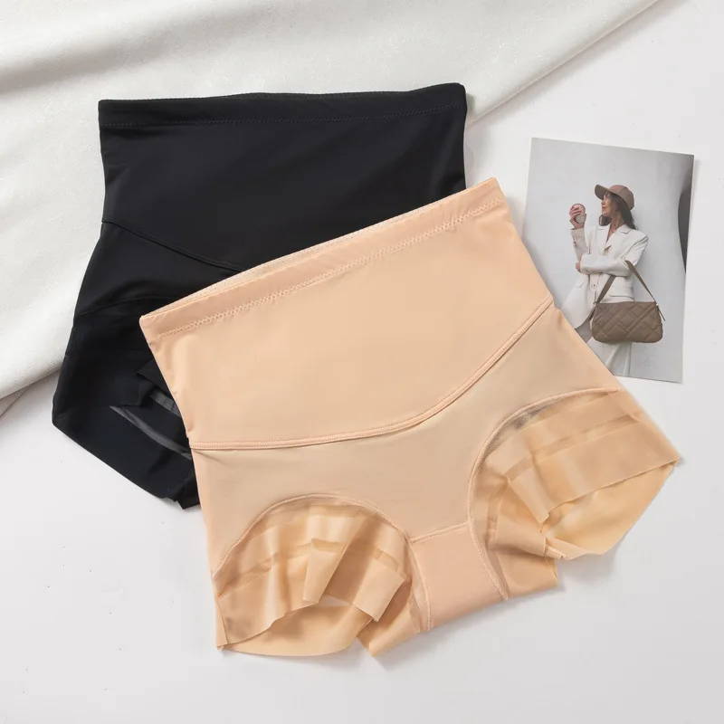 

Striped Mesh Women Panties Mid-Waist Shaper Underwears Ladies Sexy Lingerie High-stretch Briefs Hip-lifting Seamless Underpants