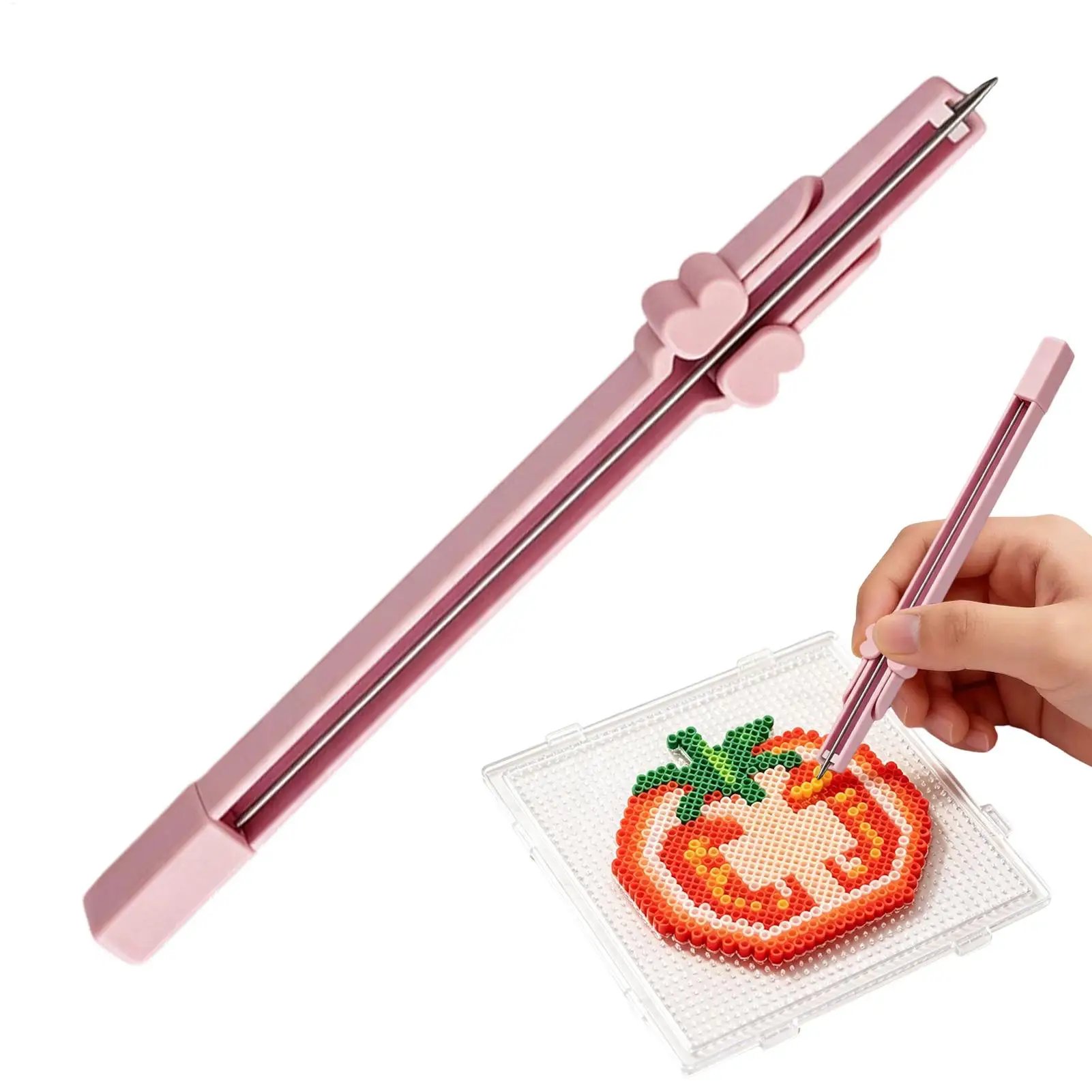 Bead Pens Precise Ergonomic Handle Positioning Making Tool Easy Refill Craft Beads Dispenser Handheld Bead Placement Tool