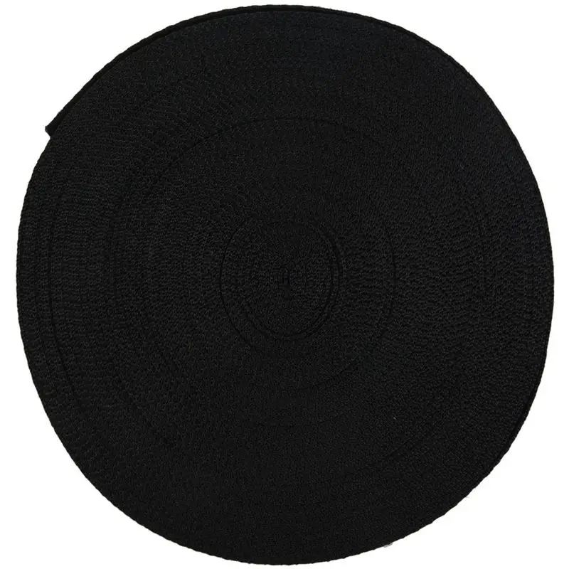 

ABAH-4Pcs 25Mmx20m Roll Nylon Tape Strap For Webbing Bag Strapping Belt Making DIY Craft - Black