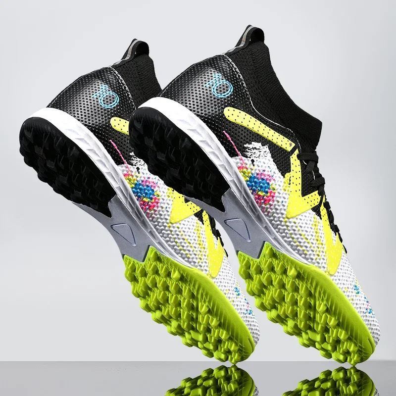 

Профессиональные футбольные бутсы TF со сломанными ногтями для подростков, прочные высокие тренировочные кроссовки для взрослых, нескользящие футбольные бутсы на открытом воздухе