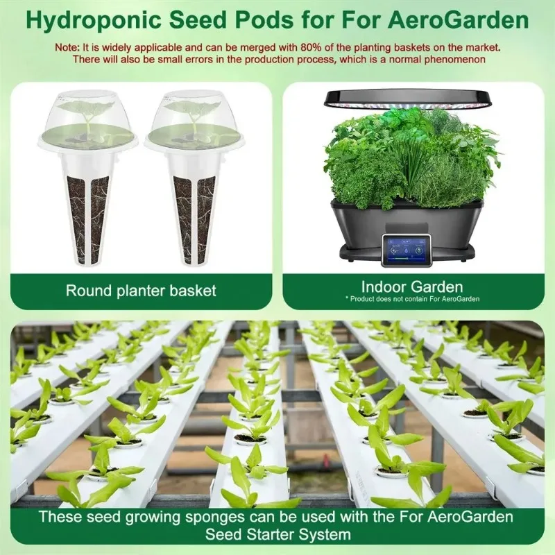 Hydroponic Garden Accessories Pod Kit 121pcs Hydroponics Garden Grow Systems Suitable For Various Plants Hydroponics Starter Kit