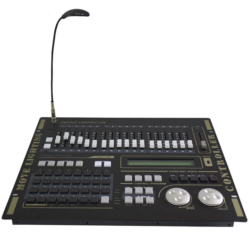 New Super Pro 512 Computer Light Console Beam Lights Dimmer Wedding Stage Lighting Dmx Controller