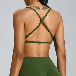 Yoga Sports Fitness Bra+Pants High Waist Hip-lifting Tight trousers Open Back Sports Underwear Casual Workout Sexy Top for Women