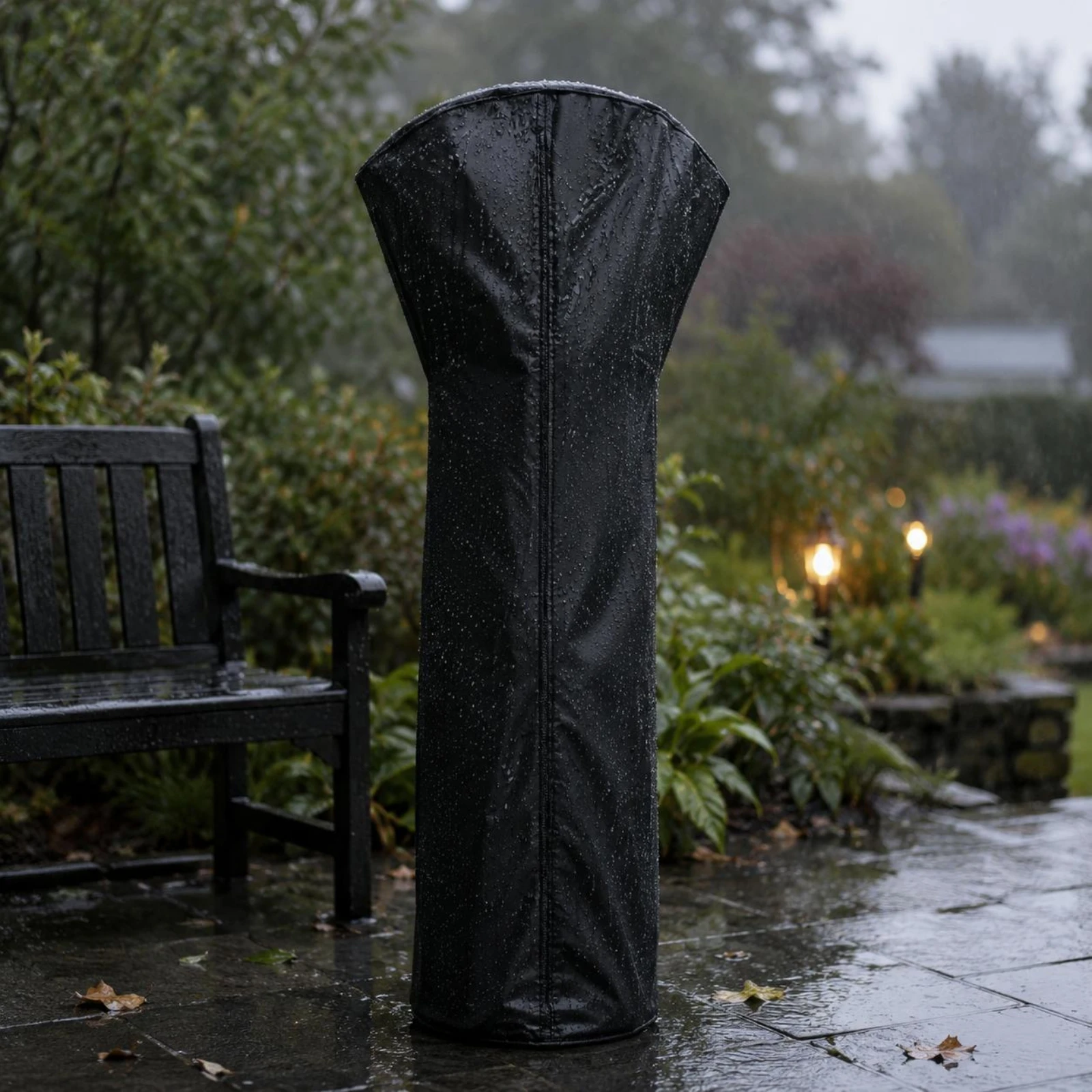 Patio Heater Standing - Patio Heater Cover Silver-Coated Standing Heater