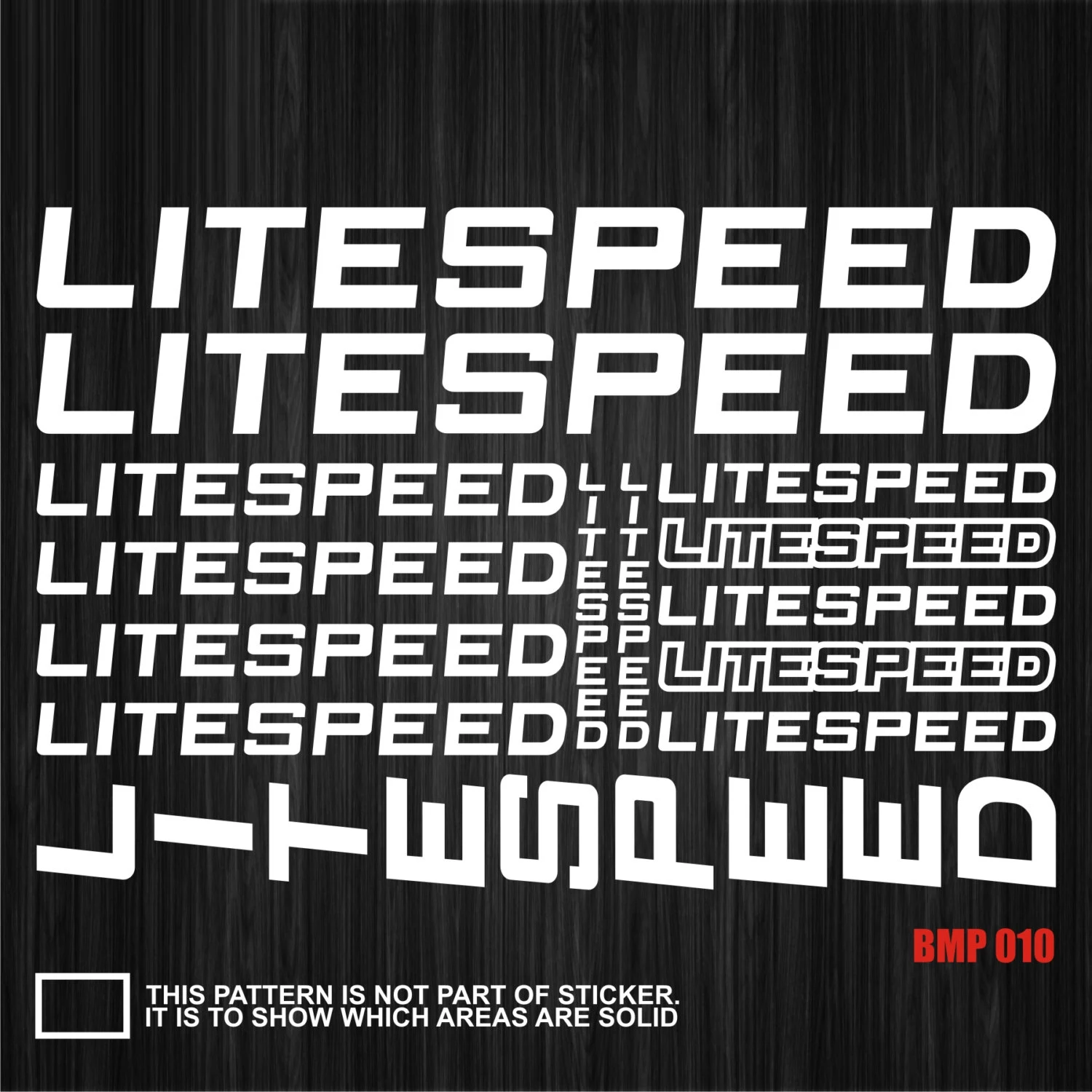 

Наклейки на раму горного велосипеда, светоотражающие наклейки для горного и трекового велосипеда, наклейки LITESPEED