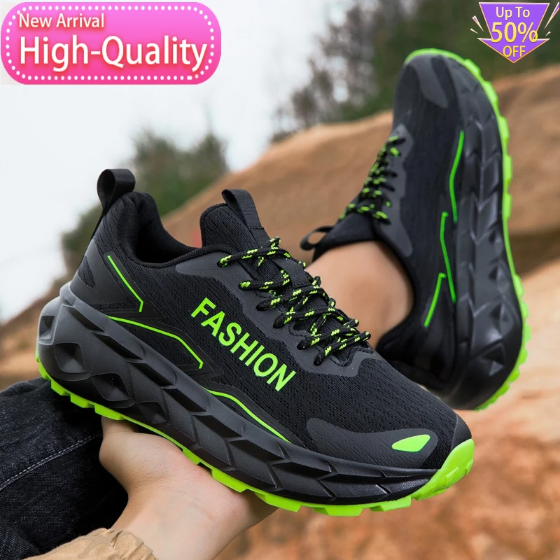 New Summer Breathable Mesh Mens and Womens Sports Shoes Rebound Training Soft Running Shoes Outdoor Fashionable Walking Shoes