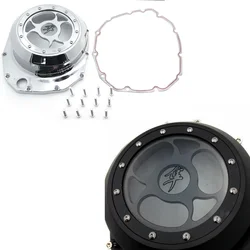 Aftermarket Parts for Motorcycle Suzuki GSX1300R Hayabusa B-king 1999-2022 CHROME See Through Engine Clutch Cover