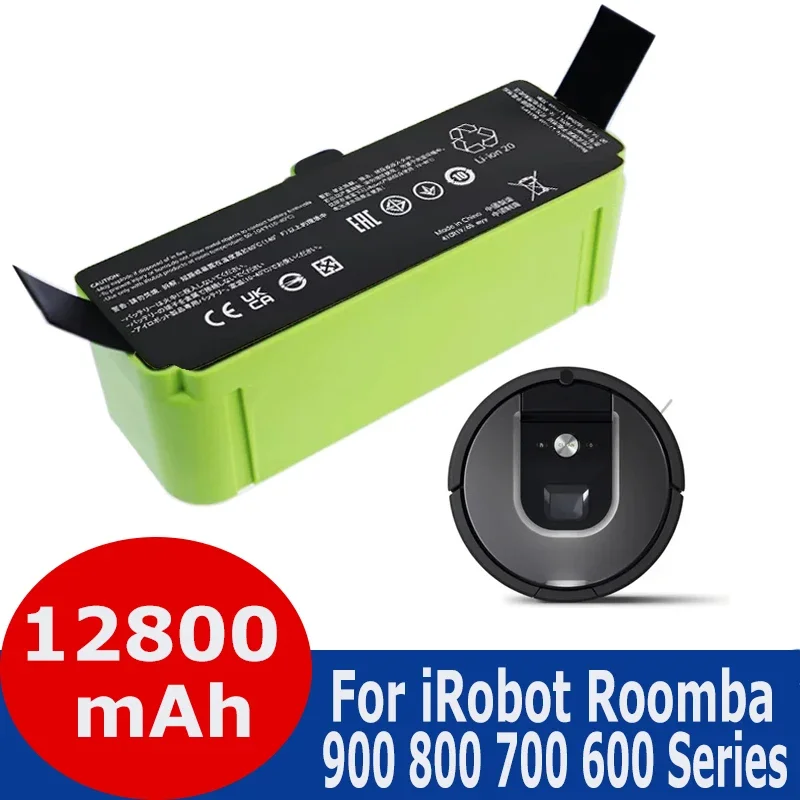 

Литий-ионная батарея 1800 мАч для iRobot Roomba Cleaner, серия 900, 800, 700, 600, 960, 980, 981, 965, 895, 695, 692, 690, 680, 675, 890, 860