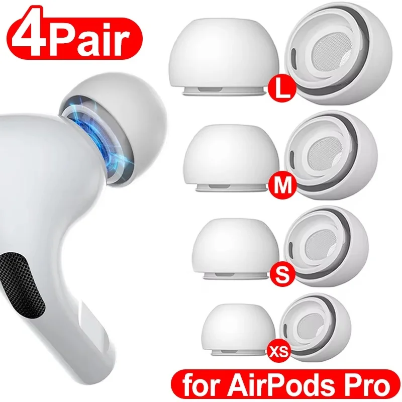 Silikon-Ohrstöpsel für Apple AirPods Pro 1/2 Schützende Ohrstöpsel Kopfhörer-Abdeckung Geräuschreduzierung Loch-Ohrpolster für Air Pods Pro 1 2
