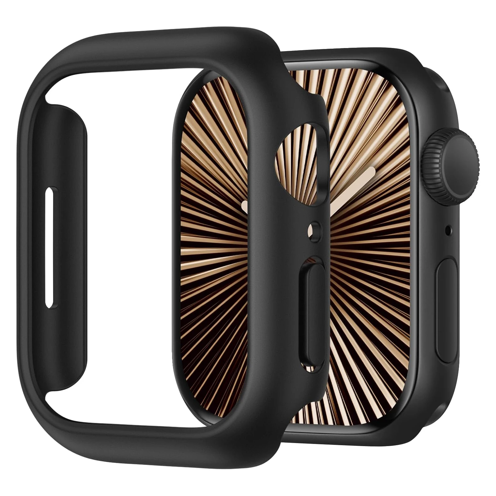 

Case for Apple Watch 46 42 49 45 44mm 41mm 40mm Protective Cover Matte Hard PC Bumper Frame No Glass iWatch 11 10 SE 9 8 7 6 5 4