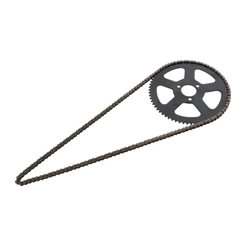 Roda dentada para mini carro esportivo pequeno, bicicleta do bolso, Off-Road, 2 tempos, 25H, 136 correntes, 68T, 47CC, 49CC