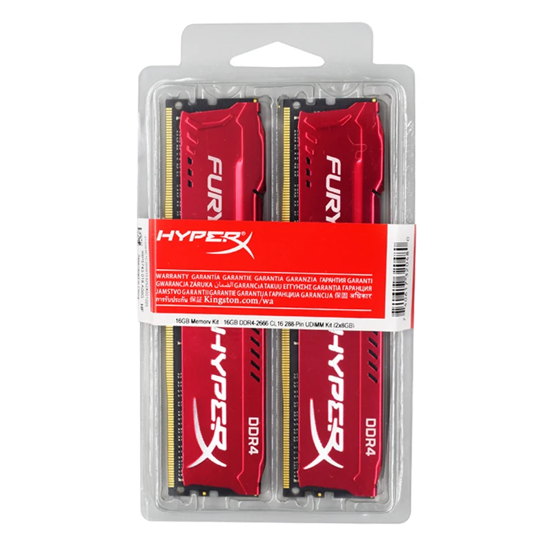 HyperX Memory Desktop RAM Kit, DDR4, 16GB, 32GB, 8GB, 2x8GB, 2x16GB, 3200, 2400, 2666MHz, 288 pinos, 1.2V DIMM, £, 25600