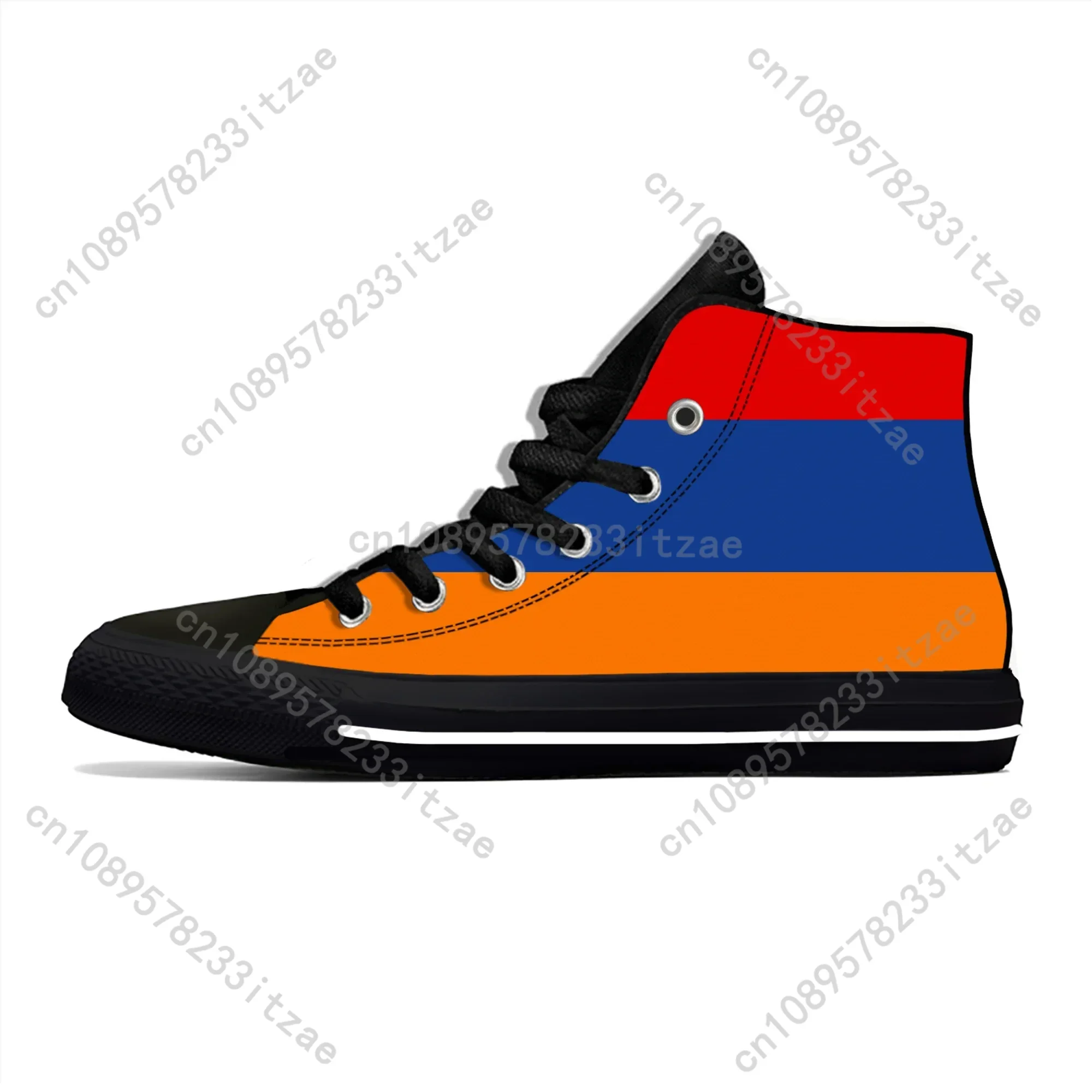 

Armenia Flag High Top Sneakers Mens Womens Teenager Casual Shoes Canvas Running 3D Printed Shoes Breathable Lightweight shoe