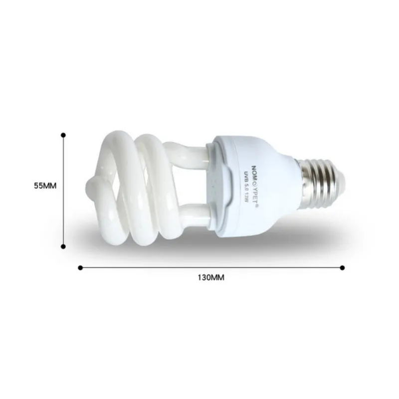 13W UVB 5/10 Światło dla gadów E27 Żarówka UV Lampa wapniowa Żółw Wąż Ogrzewanie zwierząt domowych Lampa energooszczędna Żarówka spiralna do domu