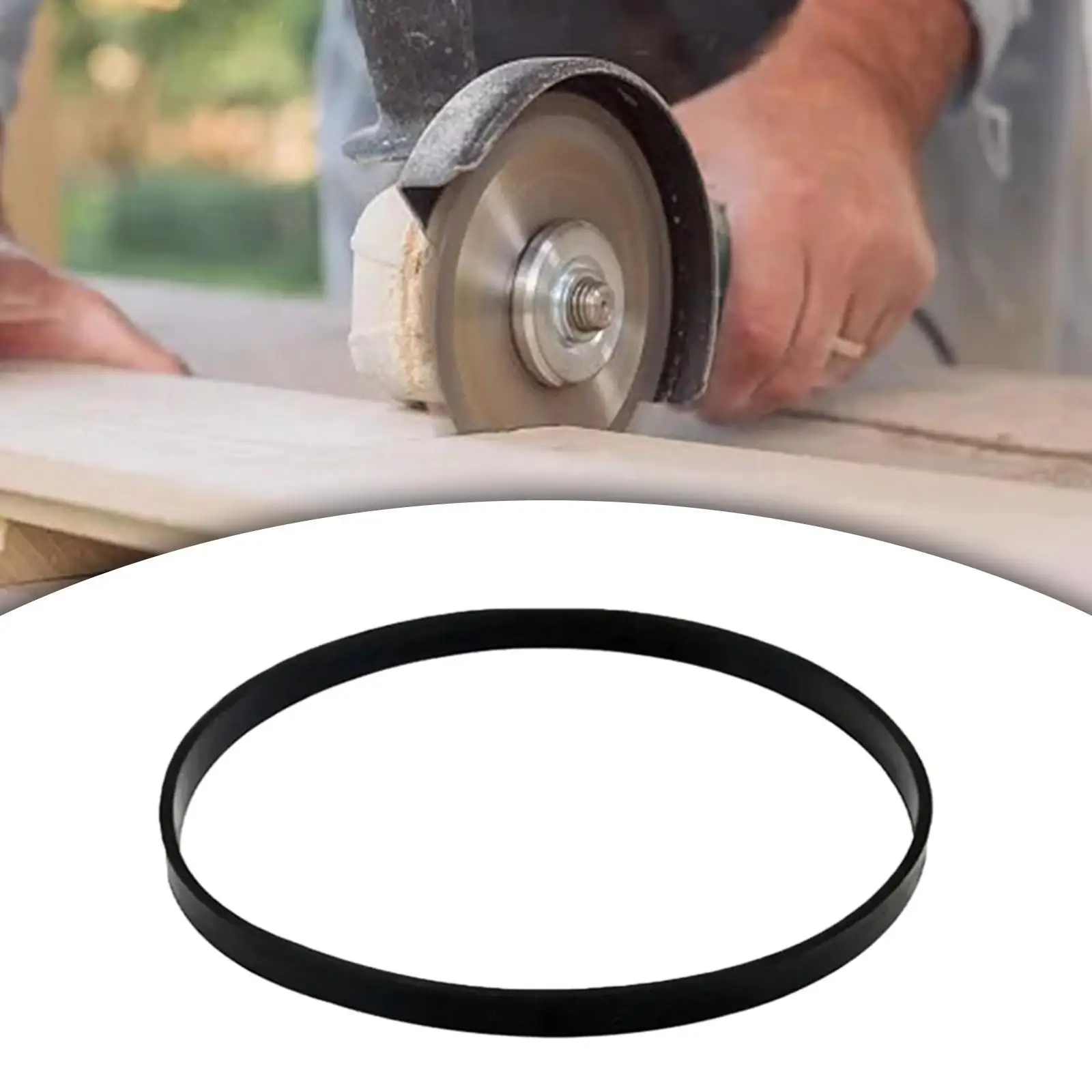 

Anti Slip Bandsaw Wheel Tire 12 Inch Sturdy Rubber Accessory for Metal and Wood Cutting Power Saw Equipment