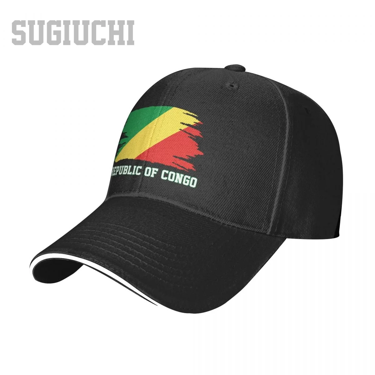 Unisex Sandwich Republic Of Congo Flag Fans Baseball Cap Men Women Hip Hop Caps Snapback Golf Hat Fishing
