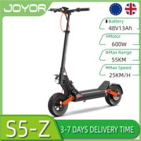 JOYOR S5-Z Foldable Adult Electric Scooter with 600W Motor, 48V 13Ah Battery, 55KM Range, 10\