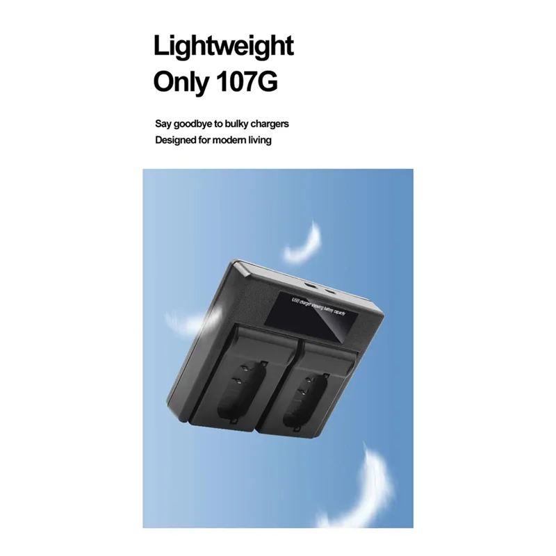 A99E-For Leica Q2 SL2 SL(TYP 601) Compatible BP-SCL4 USB Dual Charger Battery For Camera