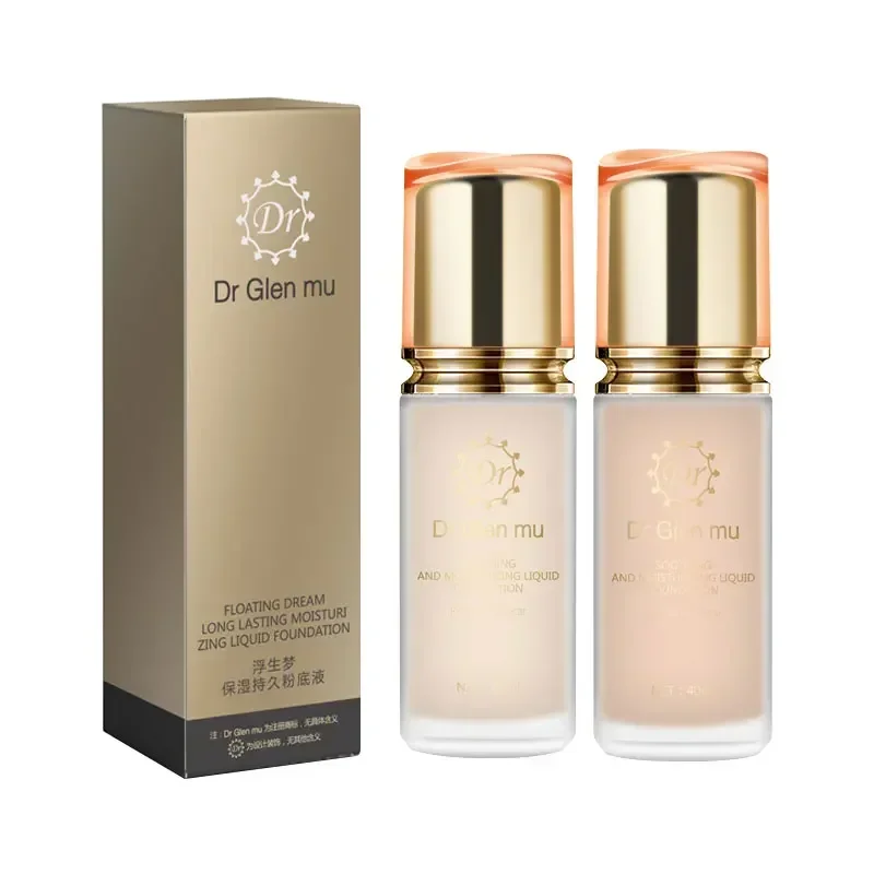 

SkincareDr Glen Mu-Floating Dream Long Lasting Moisturizing Liquid Foundation,soft and Friendly, Easy To Pushaway Non Sticking P