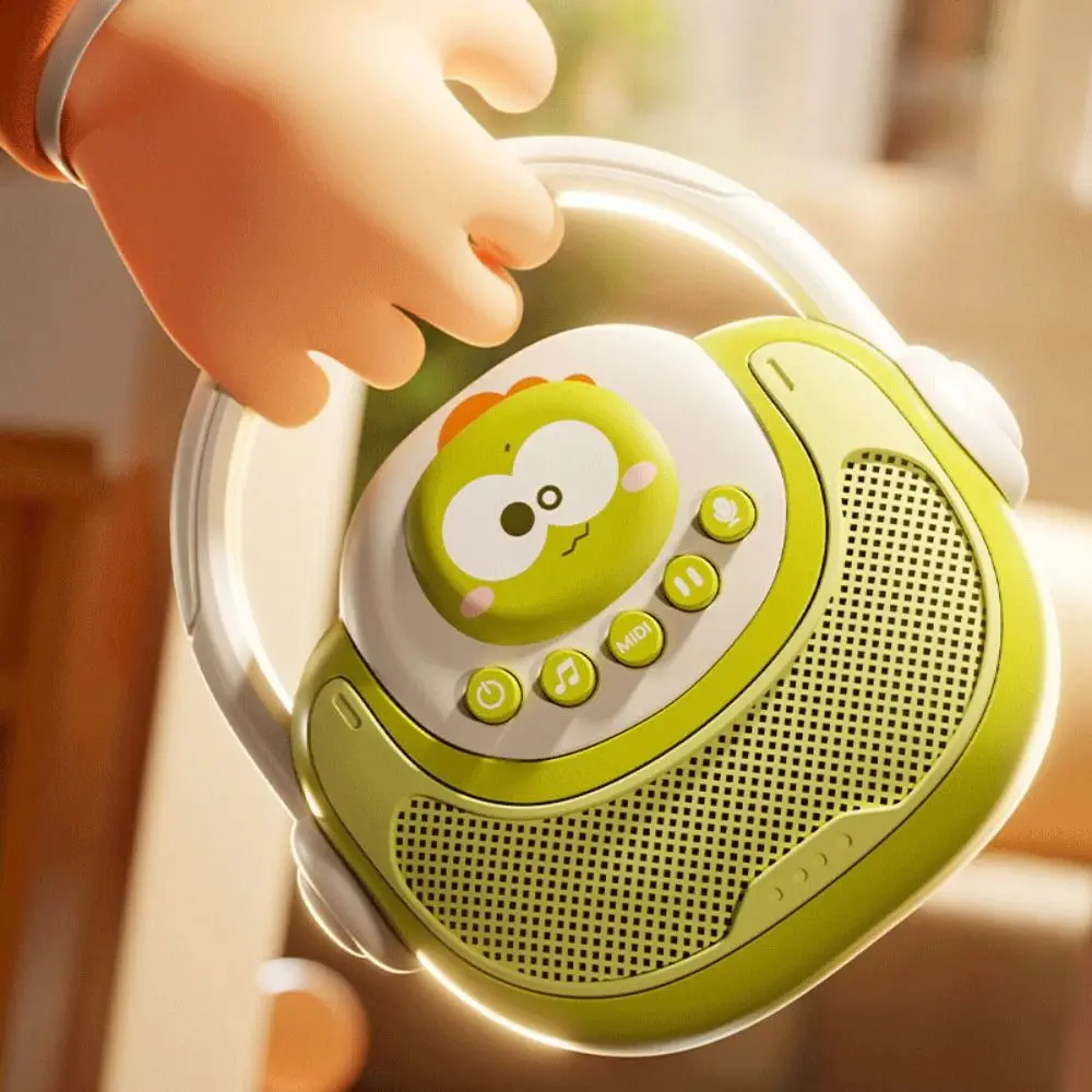 Music Speaker Wireless Karaoke Children's Connect Phone Plastic Singing Machine Music Recordable Karaoke Machine Gifts