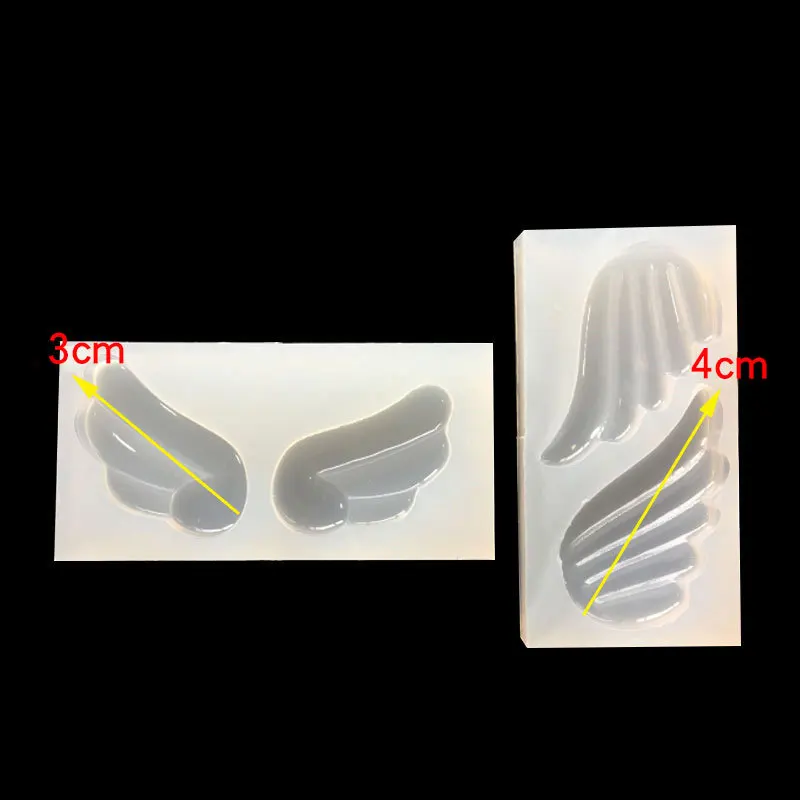 DIY Crystal Epoxy Wing Mold Mobile Phone Case Wing Decoration, Pendant  16419