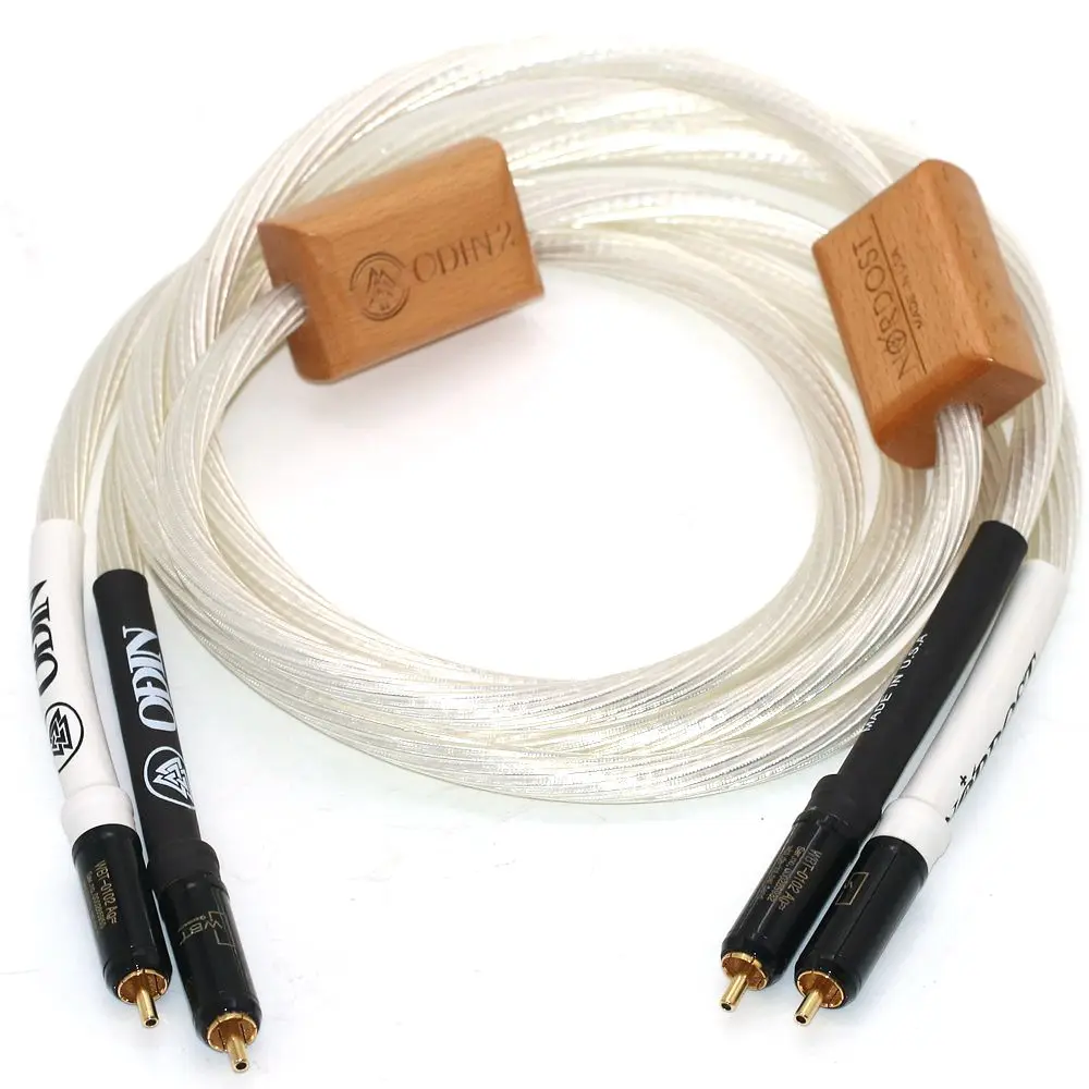 

Nordost Odin2 Sterling Silver 8-core flagship class HiFi RCA audio signal cable Audio tank machine CD RCA connector audio cable