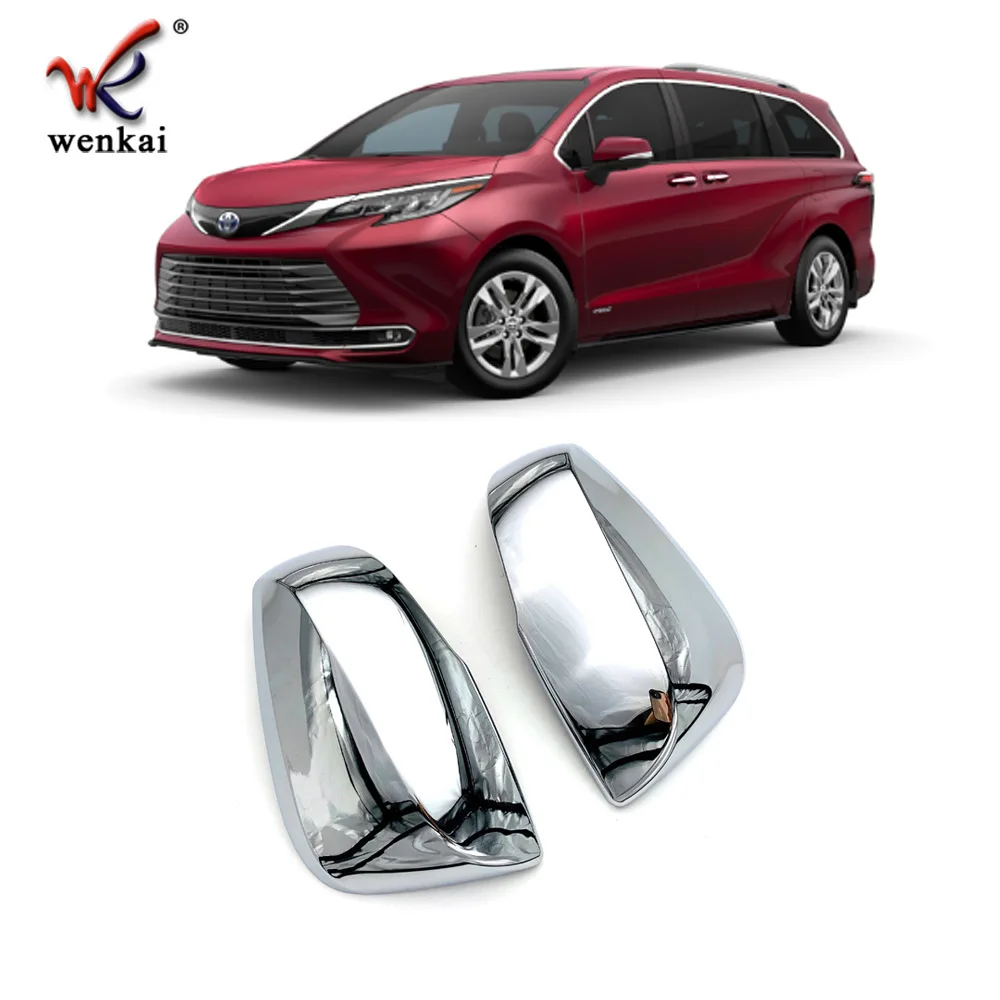 

Для Toyota Sienna 2021-2025 гг., крышка зеркала заднего вида, хромированная крышка, аксессуары