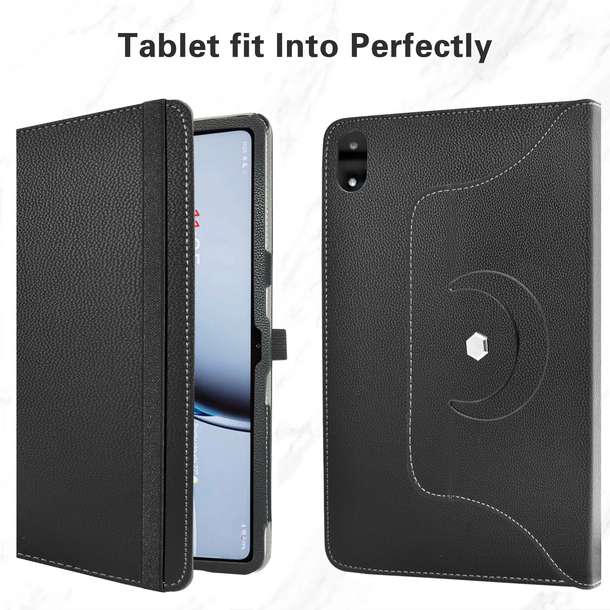 Doogee POCKAM P13 Pro/AORLYM AP13 Pro/POPUX P13 Pro 13.4 インチタブレットケース、360 度回転可能な PU レザーカバー