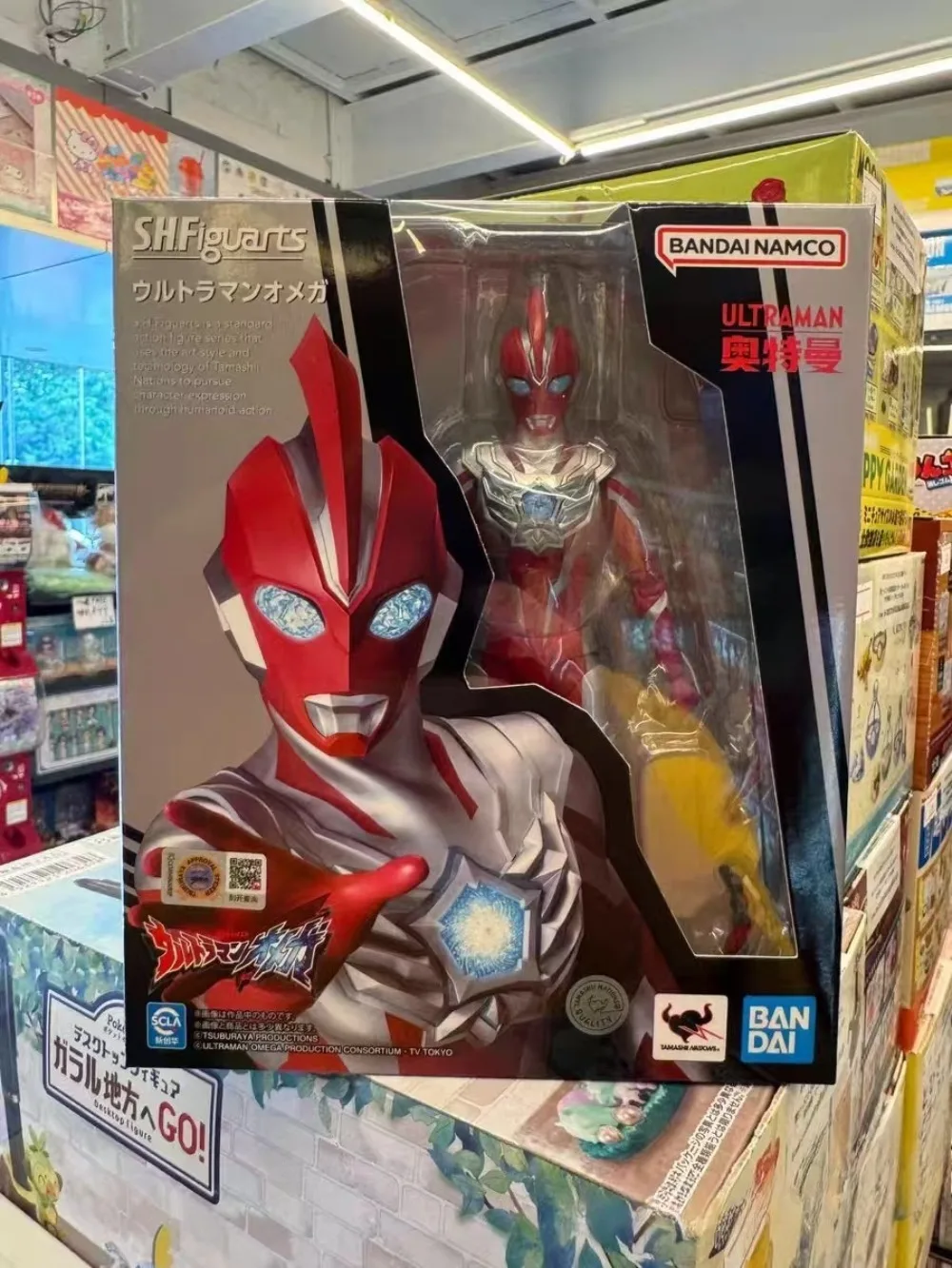

Bandai в наличии, оригинальные аниме-фигурки S.H.Figuarts ULTRAMAN -ULTRAMAN OMEGA- аниме-фигурки, модель игрушки, орнамент, подарки