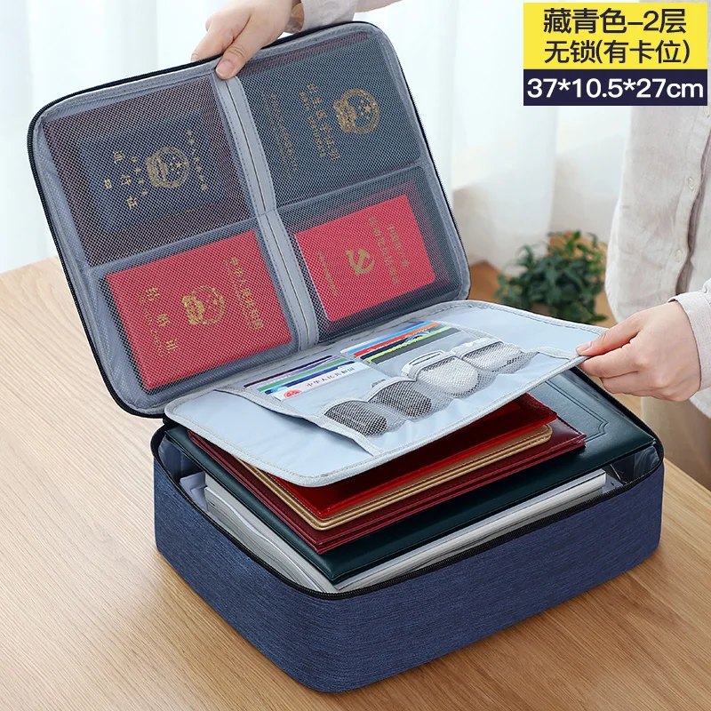 Rits Document Opbergtas Grote Kleding Bagage Compressie Lock Hersluitbare Handtas Draagbare Reizen Home Organisatie