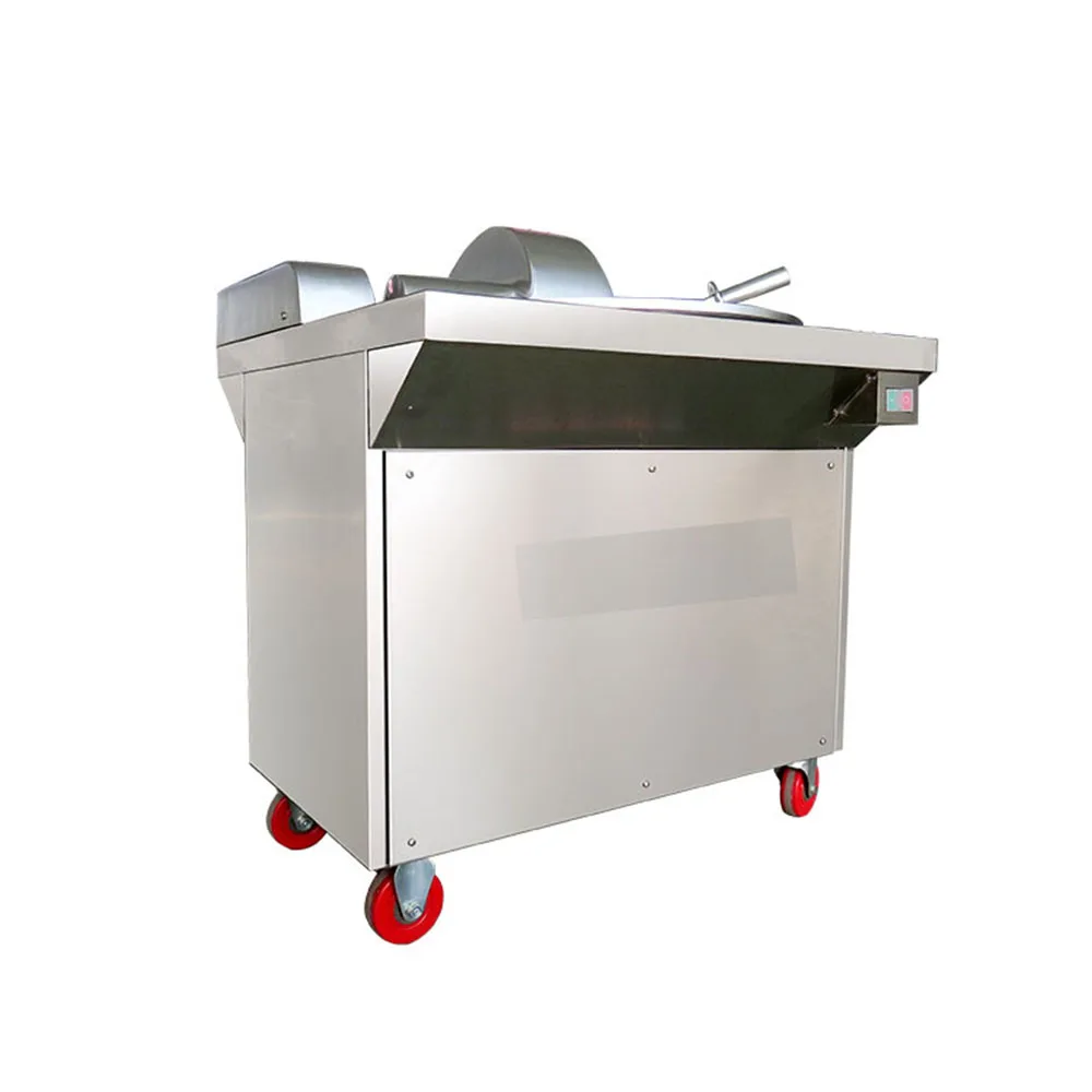 

Industrial Stainless Steel Meat Processing Machine Food Chopper Cut Chicken Meat Bowl Cutter Grinder Mixer