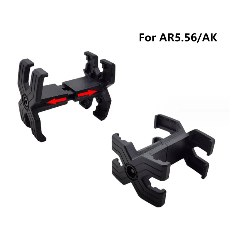 Tactical Rifle 5.56 M4 AR15 Dual Magazine Coupler Mag Parallel Connector Clamp Hunting Accessories