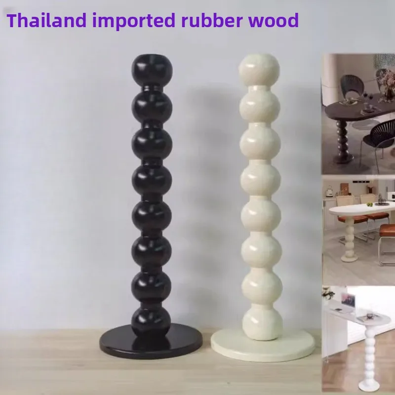 

Французские ножки для барных столов из массива дерева, опоры для обеденных столов в стиле середины века, круглые ножки для кофейных столиков, прочная мебельная фурнитура