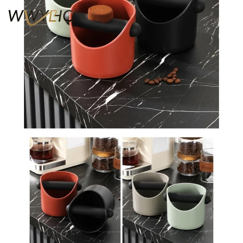 Mini Coffee Tapping Box, Concentrated Grinding Box, Portable Trash Can Tool, Suitable for Home Cafes and Bars