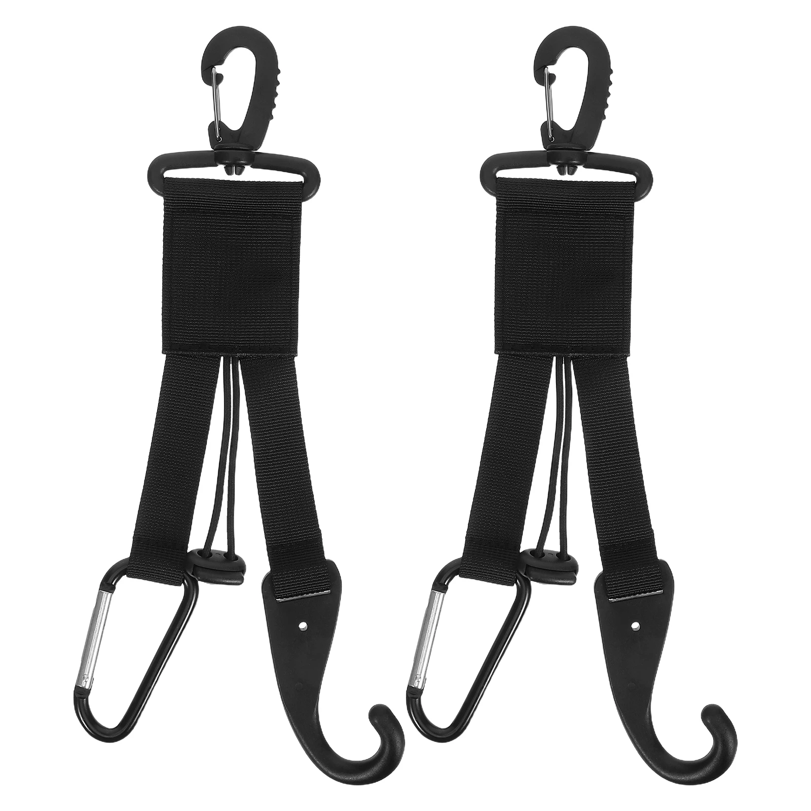 

2 Pcs Baseball Equipment Accessories Clip Strap Fence Hooks Bat Holder Glove Polyester Rack Display Wall Mount