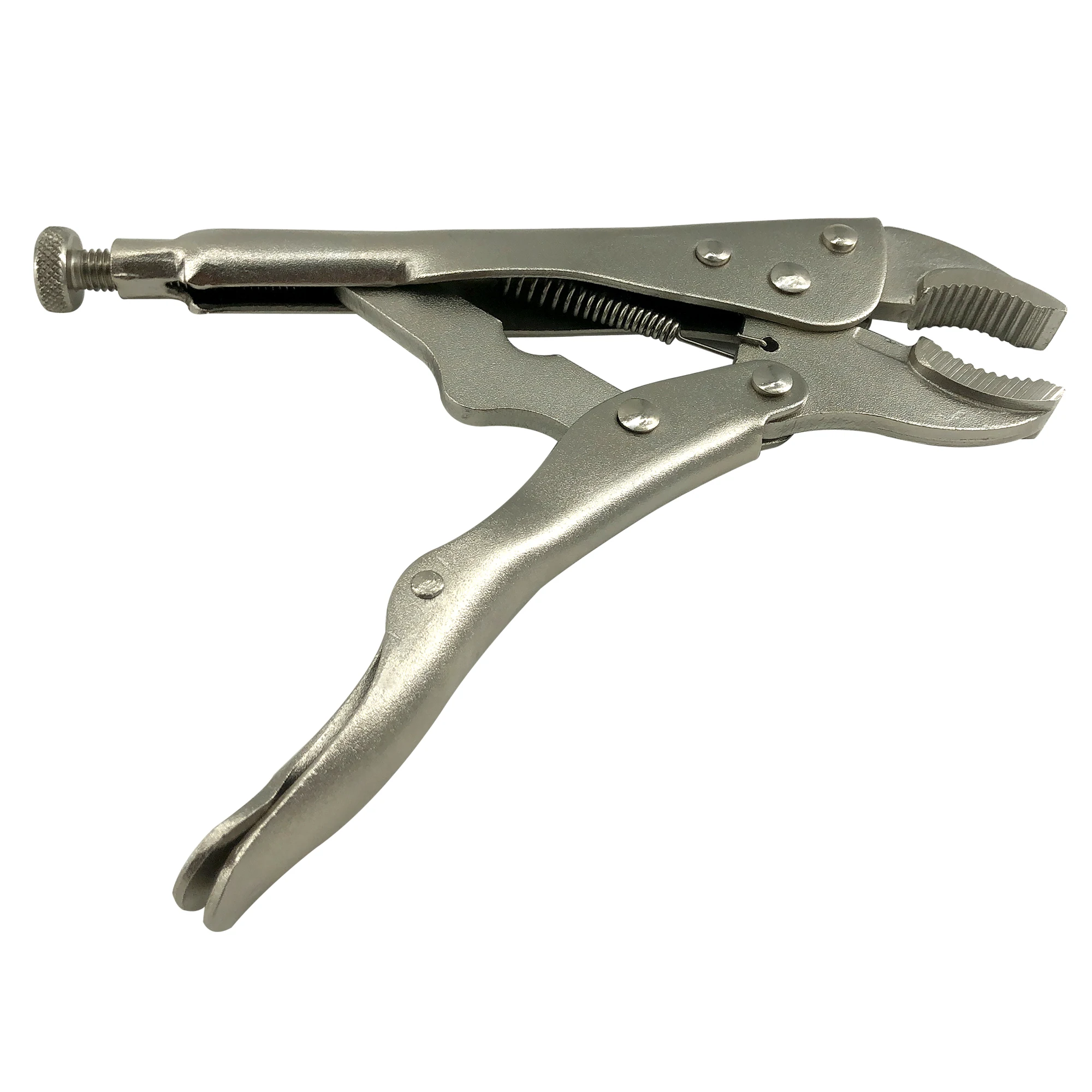 MACWORK 8.5 in. Curved Jaw Locking Pliers with wire cutting function Heat-treated carbon steel